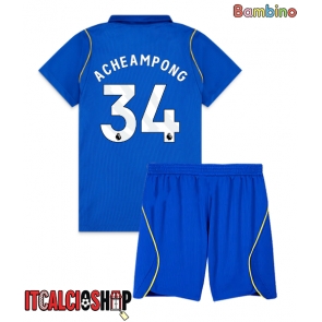 Chelsea Josh Acheampong #34 Prima Maglia Bambino 2026-27 Manica Corta (+ Pantaloni corti)